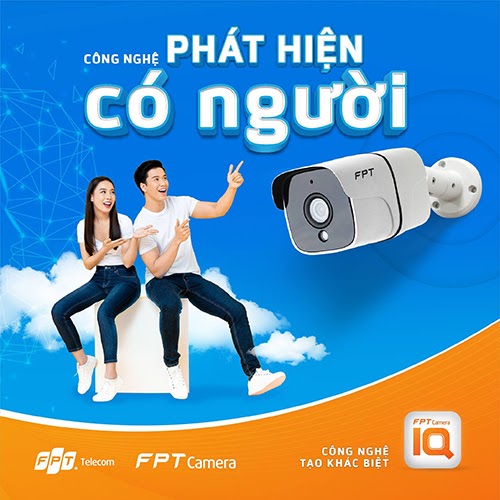 FPT Camera IQ ( Ngoài Trời ) Full HD 1080P Kèm Gói Cloud 1 Ngày Chuyển Động