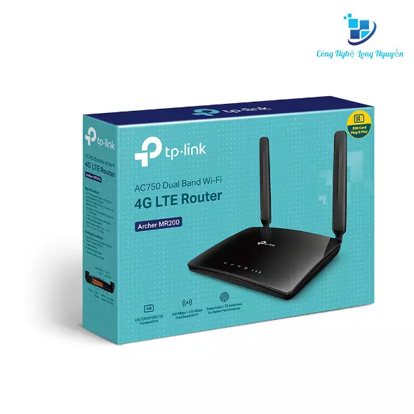 Router Wi-Fi Băng Tần Kép 4G LTE AC750